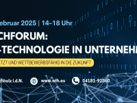 Grafik mit relevanten Informationen zum Fachforum 5G-Technologie in Unternehmen.