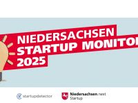 Titelblatt des Startup-Monitors für Niedersachsen 2025.