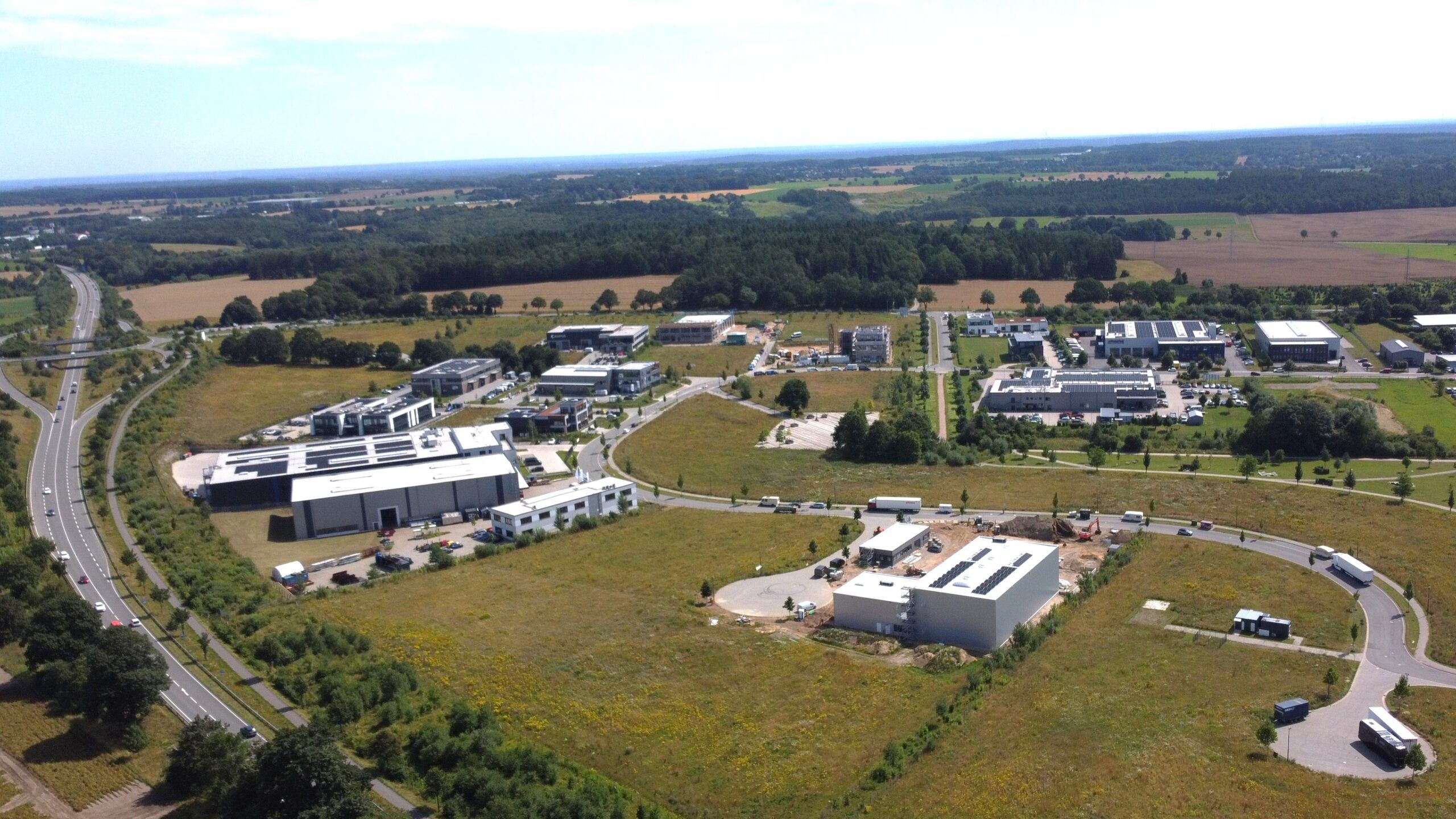 Luftaufnahme TIP Innovationspark Nordheide