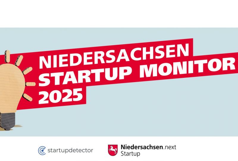 Titelblatt des Startup-Monitors für Niedersachsen 2025.