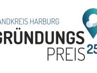 Das Logo des Gründungspreis im Landkreis Harburg 2025.