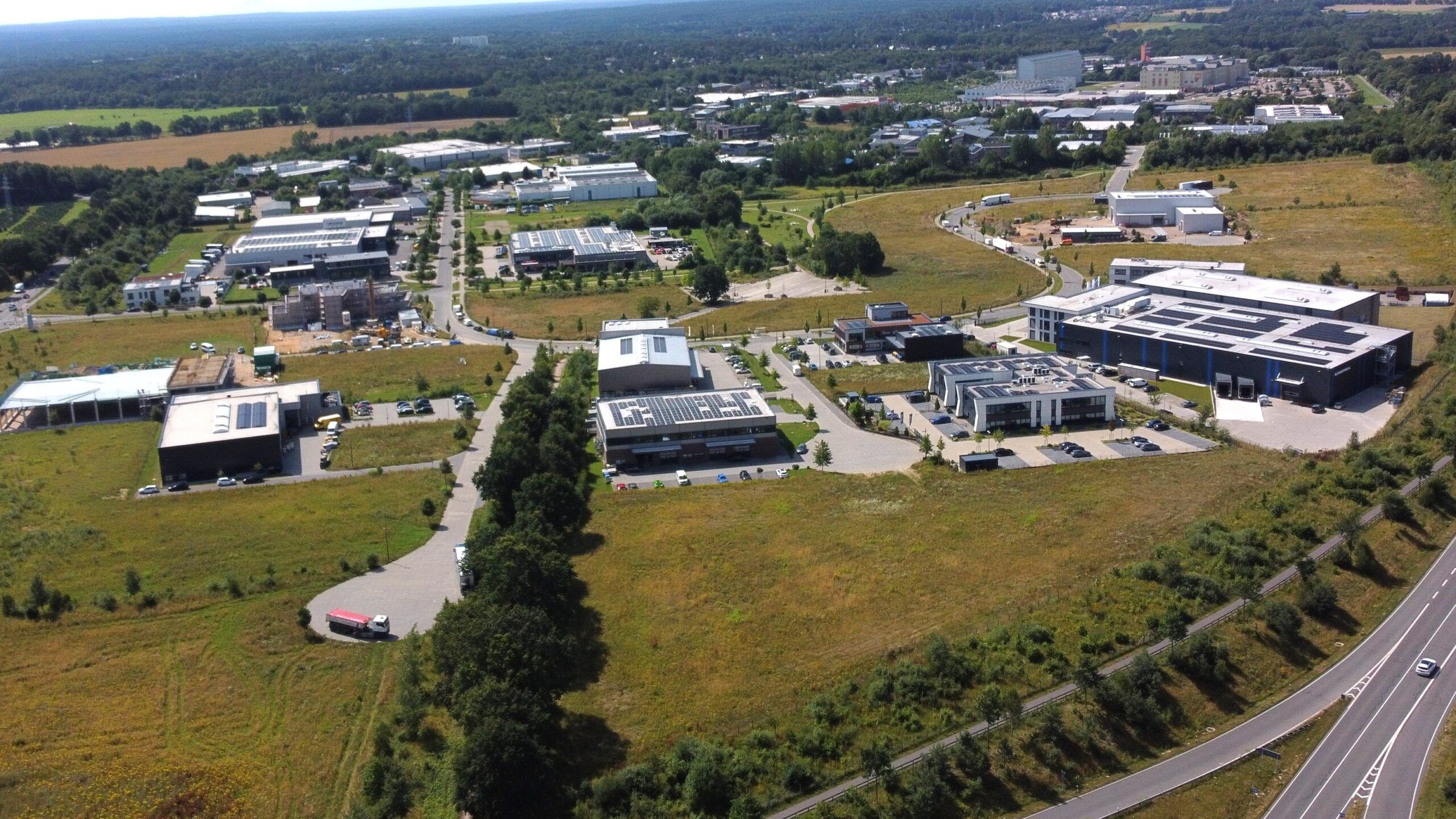 Luftaufnahme TIP Innovationspark Nordheide