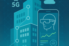 Symbolbild: Grafik zum Nutzen von 5G-Technologie für Energietechnik und Digitalisierung in Unternehmen.