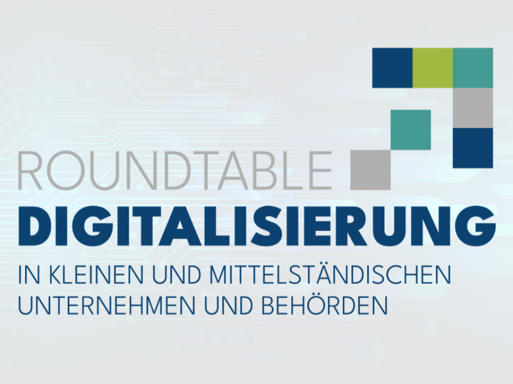 Das Logo der Fachveranstaltungsreihe Roundtable Digitalisierung.