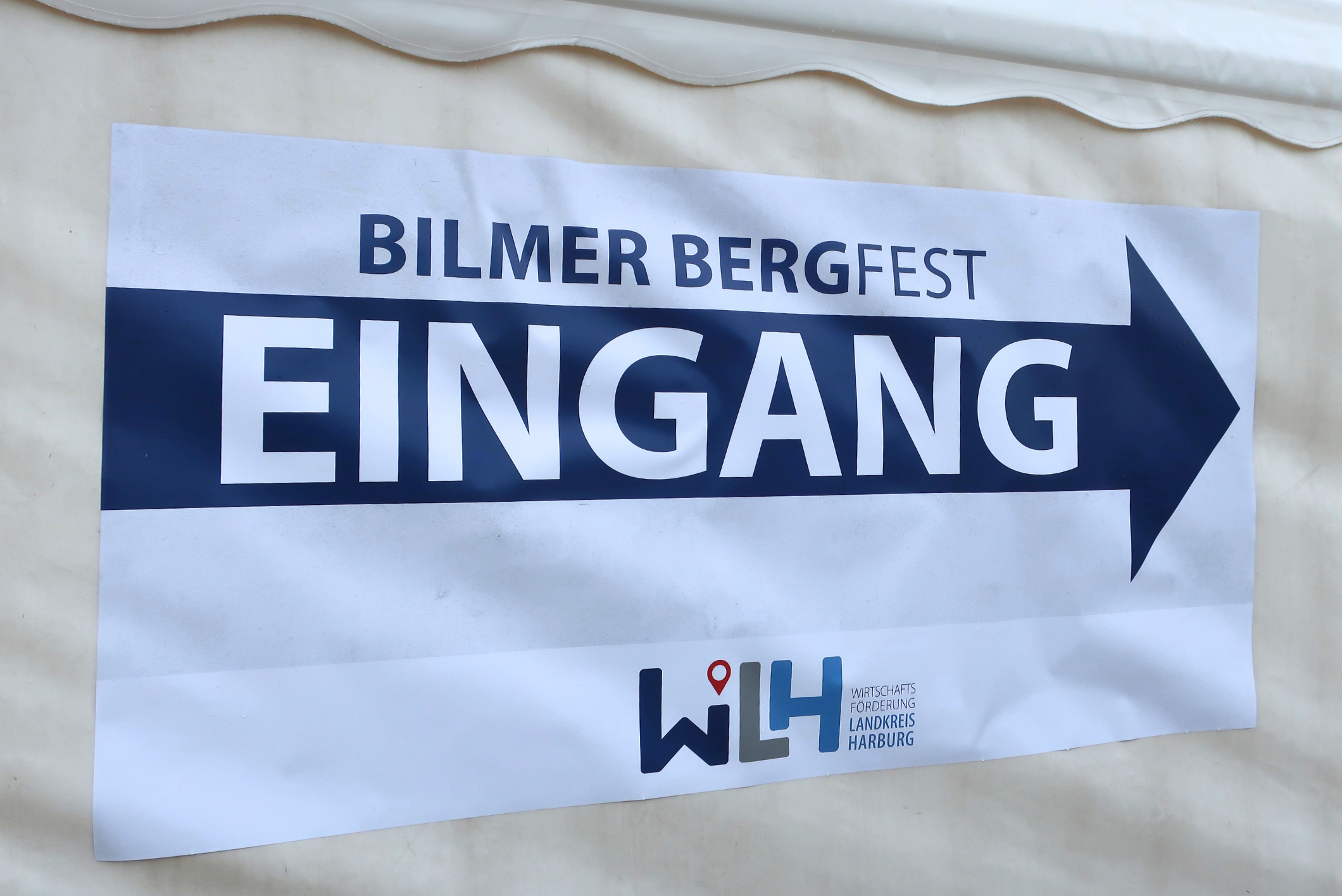 Eingangswegweiser Bilmer Bergfest